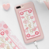 Wishing charm embroidery stickers ancient style self-adhesive cloth stickers mobile phone case ipad computer backpack decoration stickers clothing repair subsidies