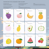 Cartoon Fruit Embroidered with hand ledger This cover Diy sticker ipad ipad Decorative Sticker with Bag Clothing Patch Cloth Patch