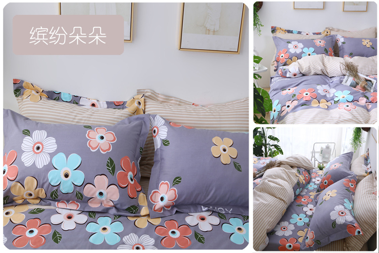 Vỏ gối cotton một mảnh dày 100% túi cotton gối lớn đơn nam và nữ gối gối 48x74 - Gối trường hợp gối cao su non cho trẻ sơ sinh