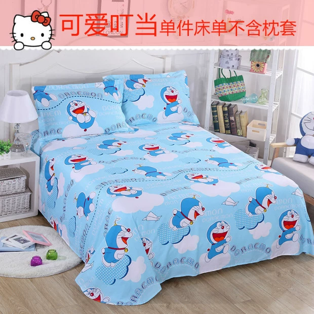 Tấm bông hoạt hình đơn mảnh đôi tùy chỉnh trẻ em tấm bông ký túc xá 1,2m1,5m1,8m2 ga giường thun lạnh hàn quốc