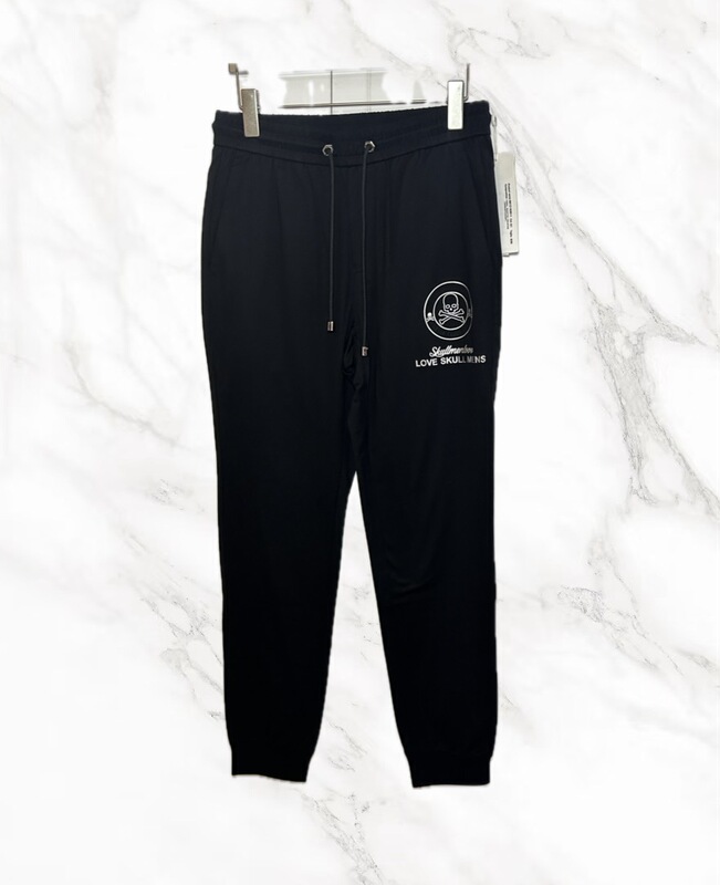 Light Luxury Men's Fashion 26 Spring/Summer Style Versatile Skull Print Embroidered Jogger Pants with Elastic Waistband Light Luxury Men's Fashion 26 Spring/Summer Style Versatile Skull Print Embroidered Jogger Pants with Elastic Waistband