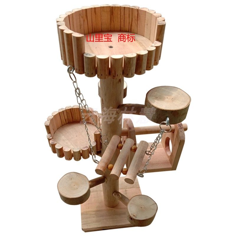 Custom luxury pet toy pet climbing branch cat nest honey bag cradle swing cage landscaping supplies