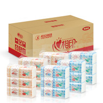  Heart print pumping paper Baby special pumping paper towel napkin 3 laminated flower facial tissue large packaging napkin affordable