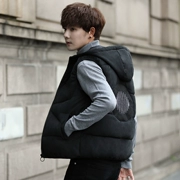 Mùa thu đông xuống áo vest nam phiên bản Hàn Quốc của xu hướng áo khoác không tay vest vest vest trẻ trung đẹp trai
