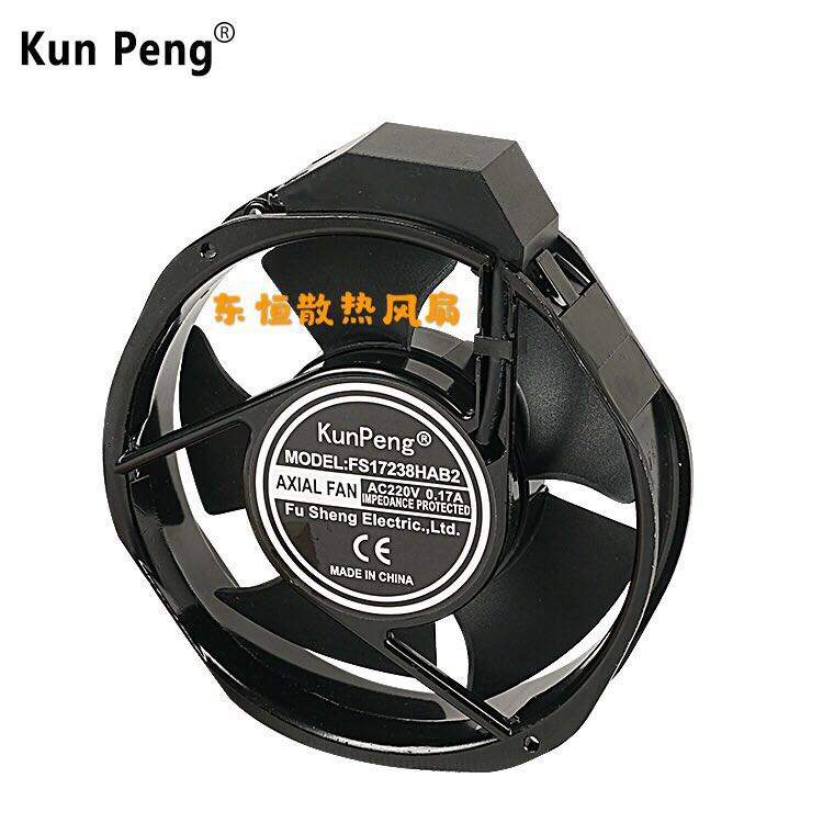 New KunPeng FS17238HAB2? 220V 0.21A elliptical fan double ball cooling fan