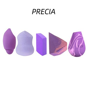 PRECIA紫色蛋集合/细腻超软美妆蛋化妆海绵棉花糖松软干湿两用