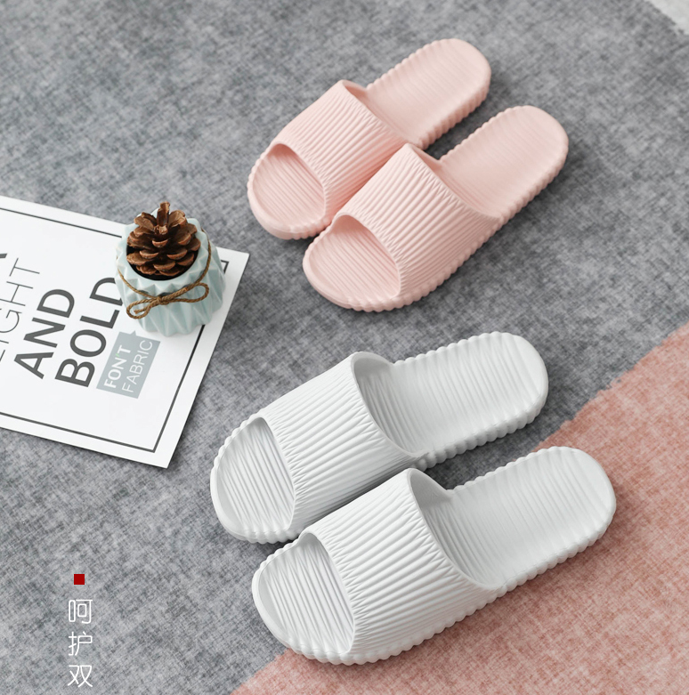 Japan Gp Summer Slippers Women's Home Thick Bottom Indoor Couple Bath Bathroom Non-slip Deodorant Cool Slippers