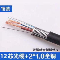 12 core photoelectric composite line 12 core optical cable with 2 core 1 flat pure copper power cord single mode composite optical fiber integrated line