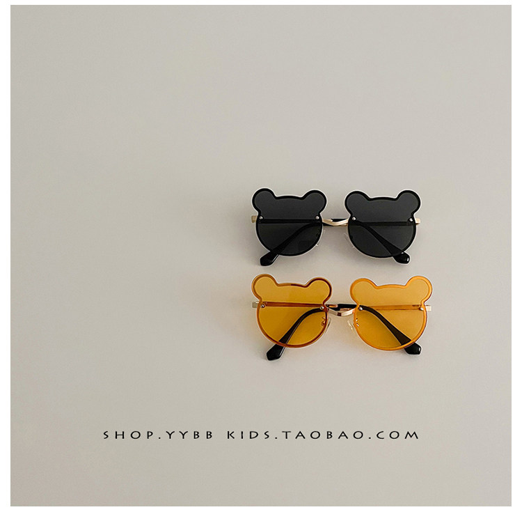 Солнцезащитные очки 儿童太阳镜女童墨镜宝宝眼镜春夏季男童遮阳镜防紫外线可爱小熊款 OTHER