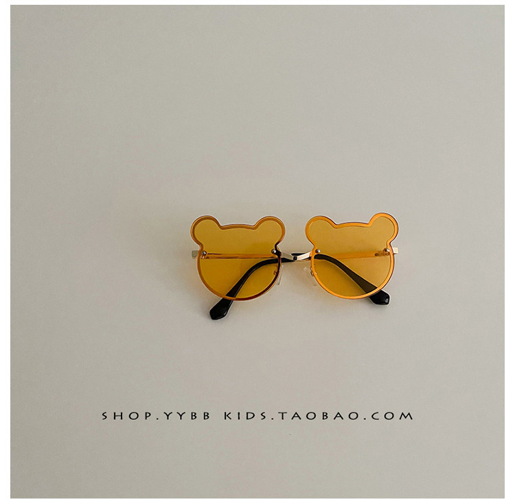Солнцезащитные очки 儿童太阳镜女童墨镜宝宝眼镜春夏季男童遮阳镜防紫外线可爱小熊款 OTHER