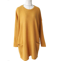 Ciyan autumn winter Korean version of simple side pocket pregnant women dress YYF2325