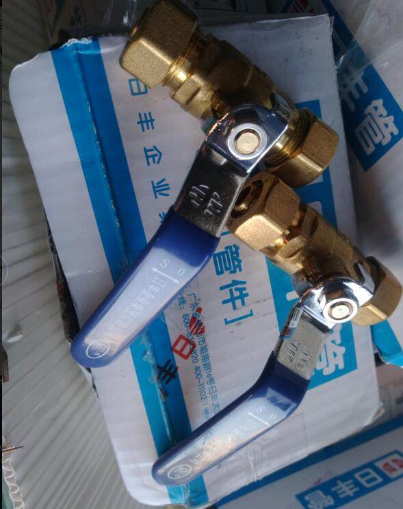 Foshan Zhifeng 1216 1418 1620 2025 aluminium plastic pipe gas hot and cold water pipe water heater special ball valve