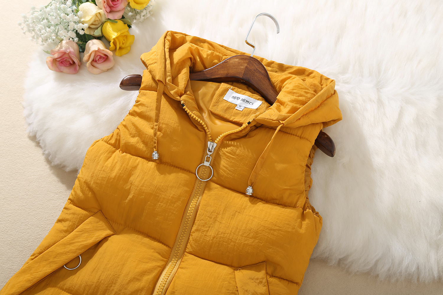 Mùa thu và mùa đông mới của phụ nữ Hàn Quốc xuống áo vest cotton trong phần dài kích thước lớn Áo khoác vest cotton không tay mỏng áo da nữ