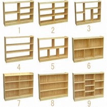Kindergarten toy cabinet solid wood childrens area storage locker bookcase shoe cabinet Montesus instructional cabinet