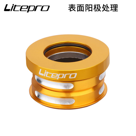 Litepro 접이식 자전거 그릇 세트 44MM 내장 베어링 그릇 세트 인기 412P18JP8 수도꼭지 헤드 튜브 그릇 세트