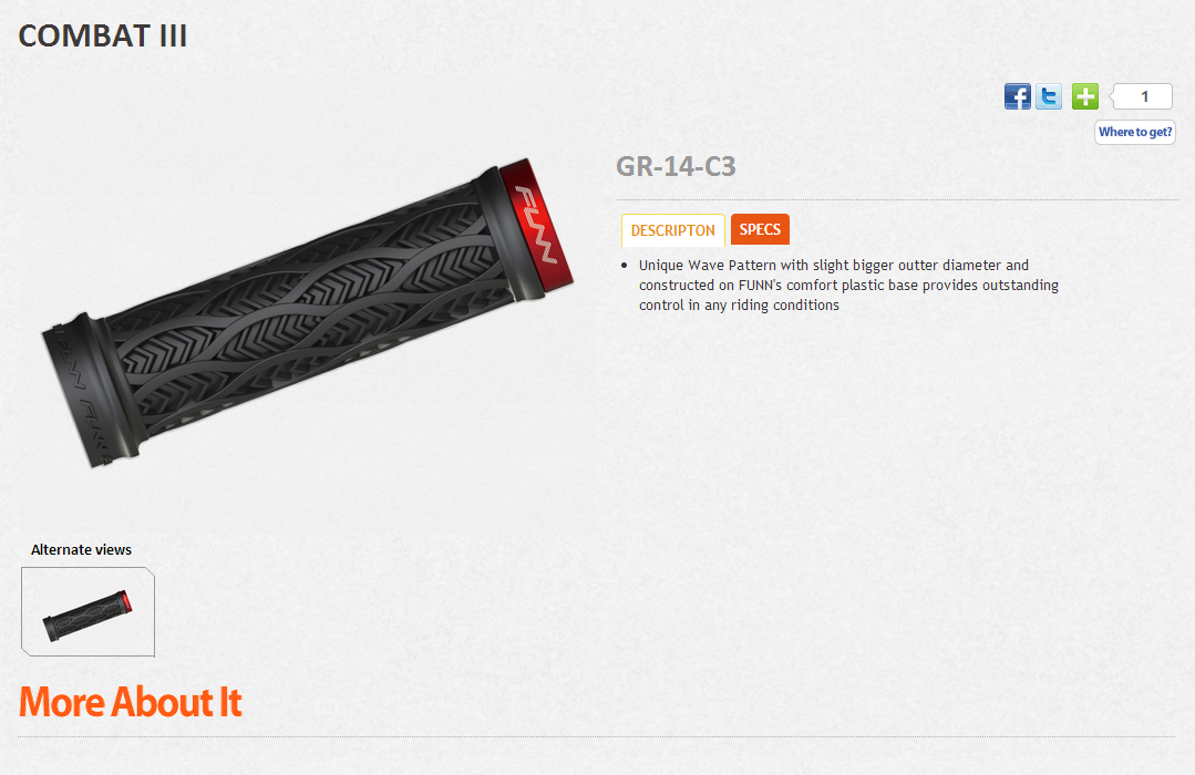 Poignées de vélo FUNN - Ref 2356242 Image 6