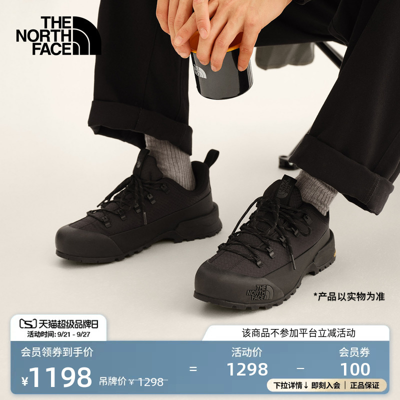 The North Face Hiking Shoes for Men and Women, Glenclyffe Functional Sports Shoes, Big Black Armor Thenorthface | 8Dap