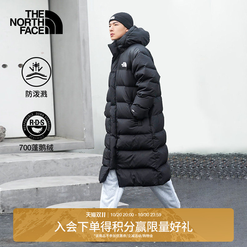 The North Face Icon Long down Jacket for Men Nuptse Warm Goose down Water Repellent Thenorthface | 832J