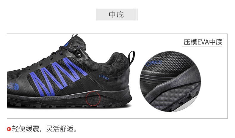 Giày đi bộ đường dài miền Bắc TheNorthFace Nam Không thấm nước Mới | 469T - Khởi động ngoài trời giày bảo hô cao cấp