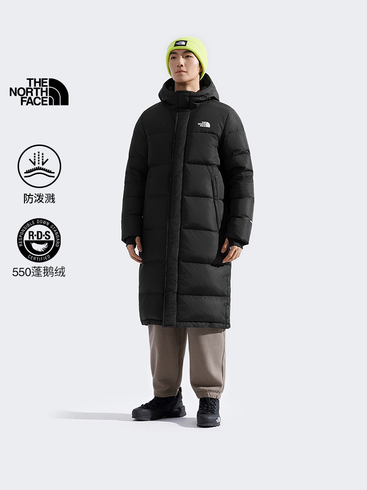 The North Face 北面 409g高充绒 男女同款 经典长款550蓬鹅绒连帽羽绒服 8GKD 88VIP会员折后¥2178包邮 2色可选