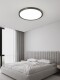Full Spectrum All-Copper Ultra-Thin Black Ceiling Light for Living Room, Study, Kitchen, Hallway, Entrance, Bathroom, Guest Room, Without Main Light
