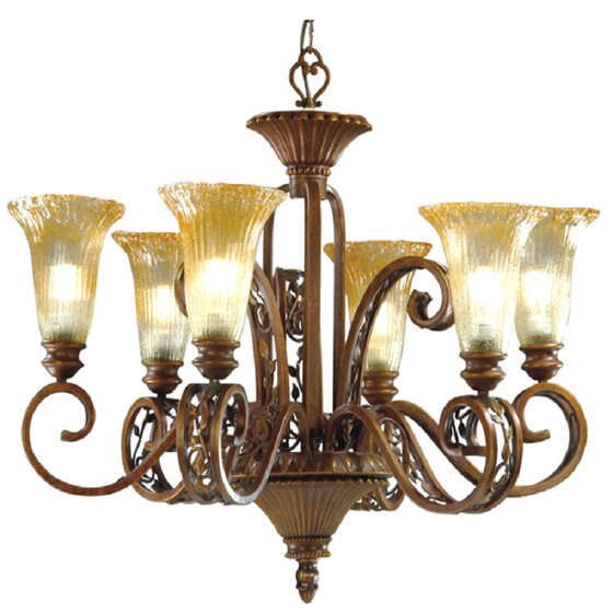 Bai De Shi Te Waltz European and American Retro Luxury Living Room Villa Chandelier with Three, Eight, or Nine Heads for Dining Room Clearance Sale