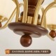 2025 New Oak Mid-Century Style Bronze Living Room Chandelier