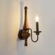 New Style American Retro Ash Wood Chandelier for Living Room, Bedroom, Dining Room, French Country-Style Homestay, High-End Candle Lamp