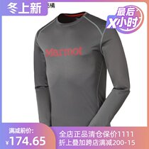 Marmot Groundhog new mens moisture wicking sunscreen quick-drying long sleeve T-shirt J54310