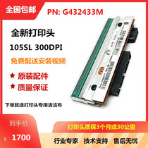 New 105SL Z4M S4M 300dpi 300dpi label barcode original print head thermal head G32433M