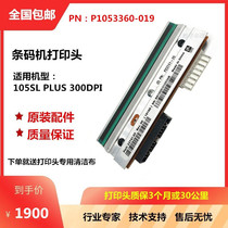New original fit 105SL PLUS 300DPI barcode printer print head thermal head P1053360-019