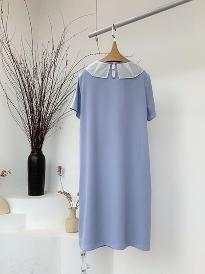 孕之彩专柜孕妇连衣裙中长款夏季显瘦过膝洋气雪纺长裙孕妈夏装