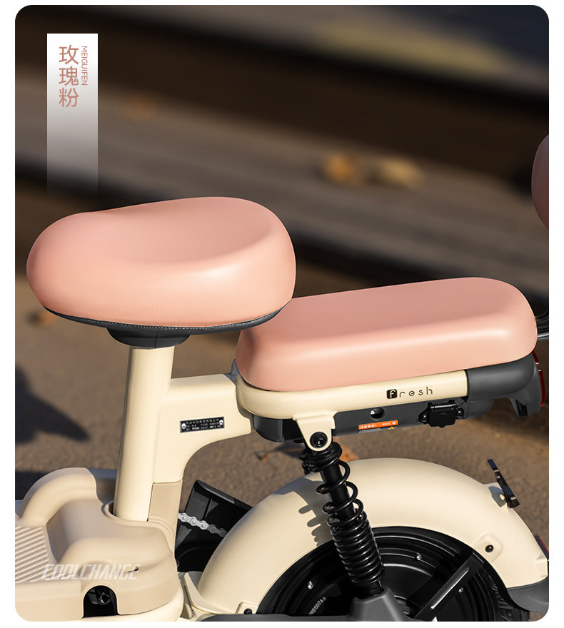 Electric Vehicle Seat Cover Waterproof and Sun-Proof Universal Leather Seat Cover for Small Electric Bikes Like Yadea and Aima