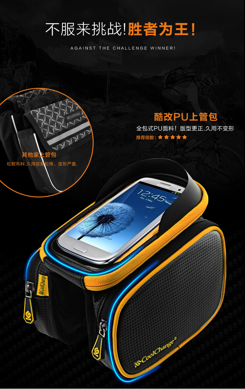 Sacoche pour vélo mixte COOLCHANGE - Ref 2215059 Image 43