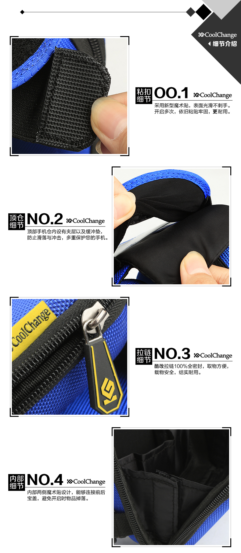 Sacoche pour vélo mixte COOLCHANGE - Ref 2233200 Image 67