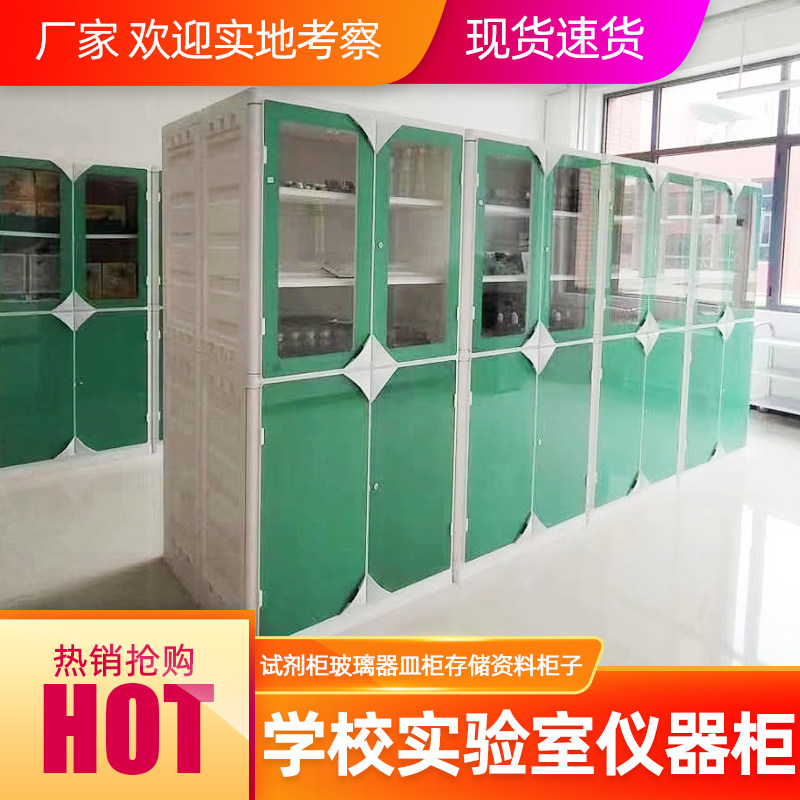 PP Acid Cabinet Laboratory Aluminum Wood Instrumentation Cabinet School Chemical Ventilated Medicine Cabinet Ventilated Cabinet Utensil Reagent Cabinet