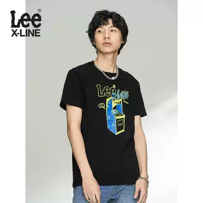 Lee XLINE 21 new Standard version multi color round neck print short sleeve T-shirt men's tide L438184LE