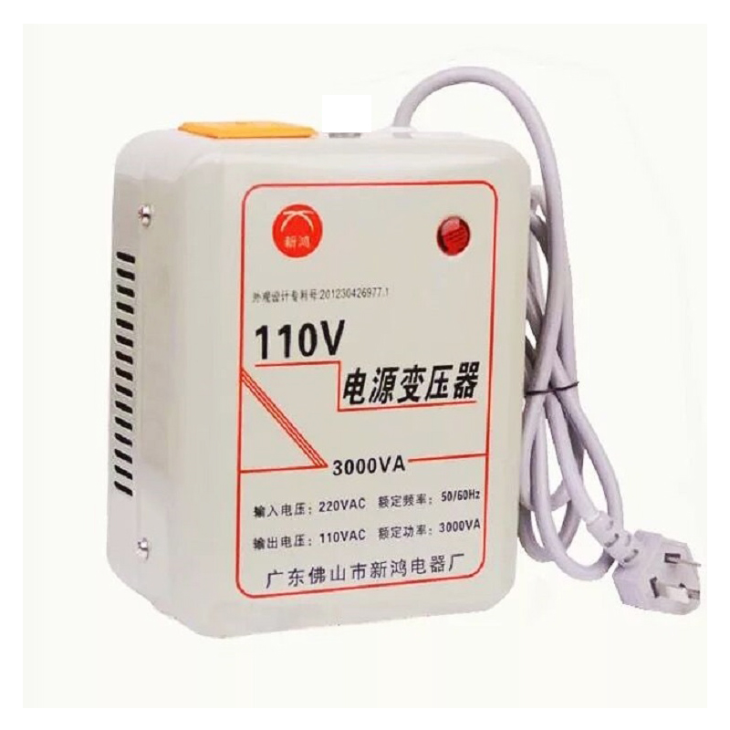 Copper 3000W transformer 220V to 110V power converter USA Taiwan uses power transformer