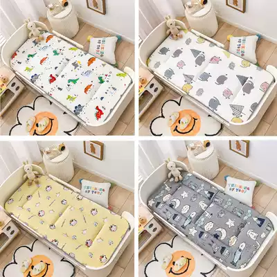 ins exported to South Korea baby bed mat Kindergarten children nap thickened baby velvet mat quilt small mattress 1 2 washable