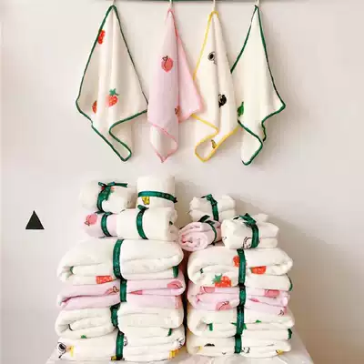 Parent-child Super absorbent bath towel cute cartoon Snoopy baby children Bath swimming bath towel adult two-piece set