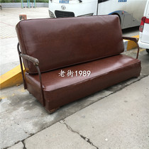 Old Shanghai Furniture Modern Old Shanghai Three-man Sofa Old Iron Pipe Sofa Chair Old Steel Sofa Bed Collection