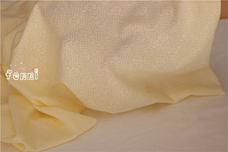 Mỏng phần tre sợi vải jersey bông single jersey vải jacquard mùa hè thở - Vải vải tự làm chất vải nỉ cotton