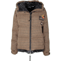 Mall The Same) Zhuo Ya Weekend 2023 autumn new Livecollar cap Thousand-bird-style printed down jacket P247207D