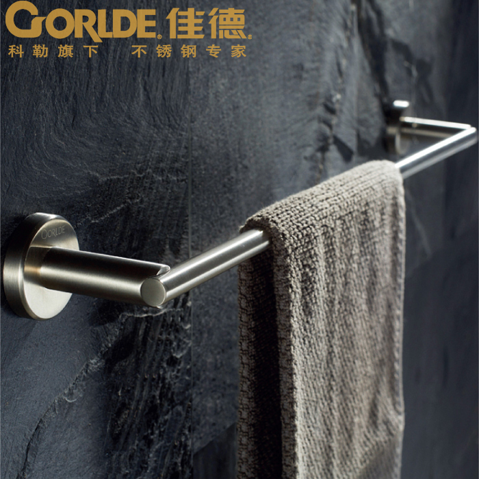 Koehler's Canon 304 Stainless Steel Towel Rod single double-lever Makeup Room Bathroom towel rack pendant 76267