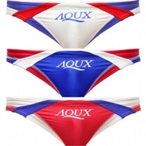 团购日本制造AQUX男士低腰三角泳裤涤纶氨纶7月新款配色款