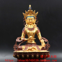 Semi-lau golden ground Tibetan king Bodhisattva produced from Tal Temple Size Seven Inch (21 cm) has been loaded with mascot