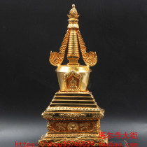The Liu Golden Ruyi tower produced from the Tal Monastery Size A Ruler (30 cm) Law Solemn has been loaded with mascots