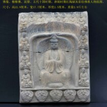 Pagoda Buddha statue pottery Saber Tang Dynasty painted Buddhist figures in the Tibetan pagoda with bricks