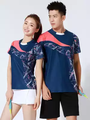 Badminton suit women men's table tennis clothes sportswear badminton clothes quick dry ice cool custom printing 1912