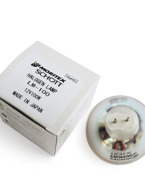 Moritex Halogen Lamp Cup Lm-50 Lm-100 12V100W Cup Bulb Mhaa-100W Light Source Lamp Cup